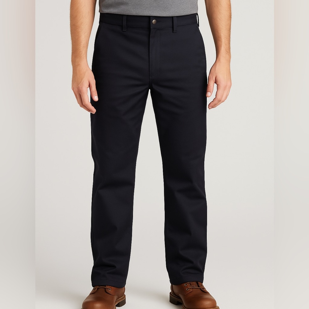 Steel Guard CAT2 FR Flame Resistant Men’s size 32X32 Navy Blue Work Pants NEW